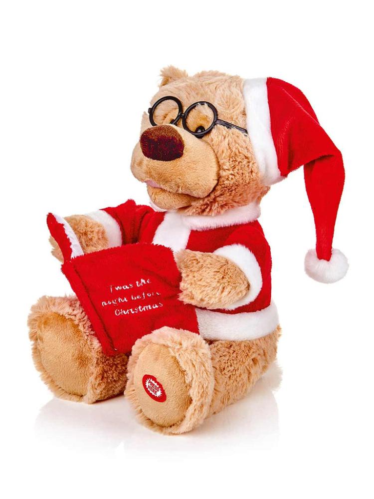 Animated Decorations | 24cm Story Telling Bear with Music and Animation Animated Decorations Animated Decorations