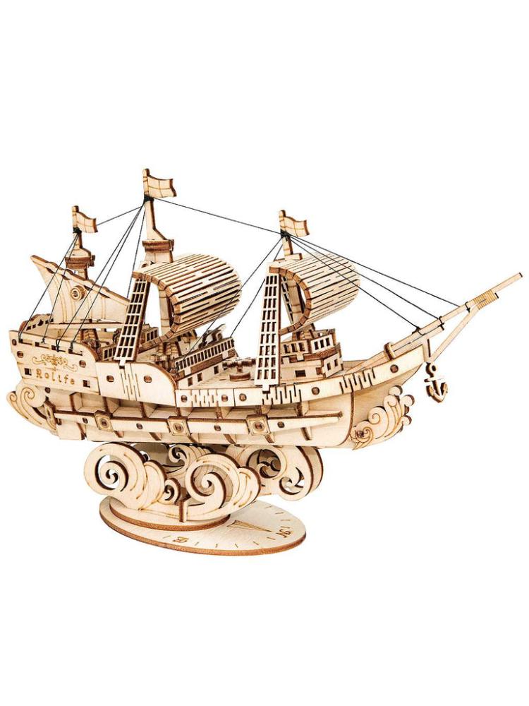 Animated Decorations | Sailing Ship DIY Model Kit Animated Decorations Animated Decorations