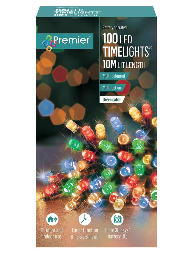 Battery Operated Lights | 100 LED Battery Operated Multi-Action Christmas Lights Battery Operated Lights Battery Operated Lights