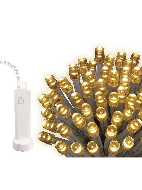 Battery Operated Lights | 192 LED Durawise Twinke Lights – Warm White Outdoor Christmas Lights Battery Operated Lights