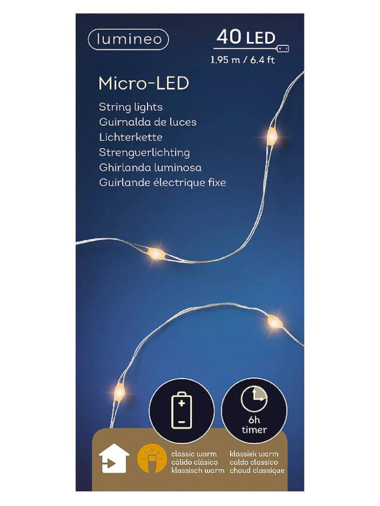 Battery Operated Lights | 40 Micro LED Battery Operated String Lights Battery Operated Lights Battery Operated Lights