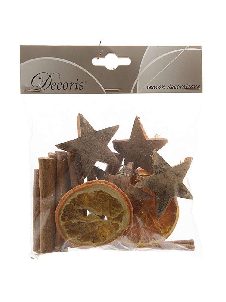 Christmas Floristry | 15cm Orange Cinnamon With Coco Stars Christmas Floristry Christmas Floristry