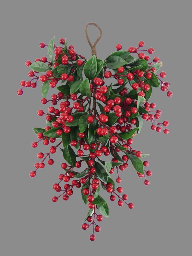 Christmas Floristry | 46cm Bay & Berry Drop Hanger Christmas Floristry Christmas Floristry