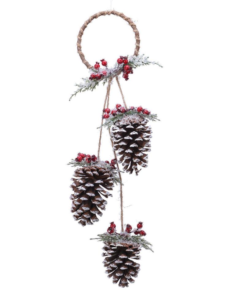 Christmas Floristry | 60cm Pinecone Hanger with Berries Christmas Floristry Christmas Floristry