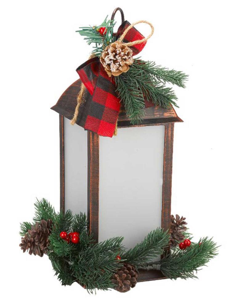 Christmas Lanterns | 30x14cm Cool Flame Noel Lantern Christmas Lanterns Christmas Lanterns