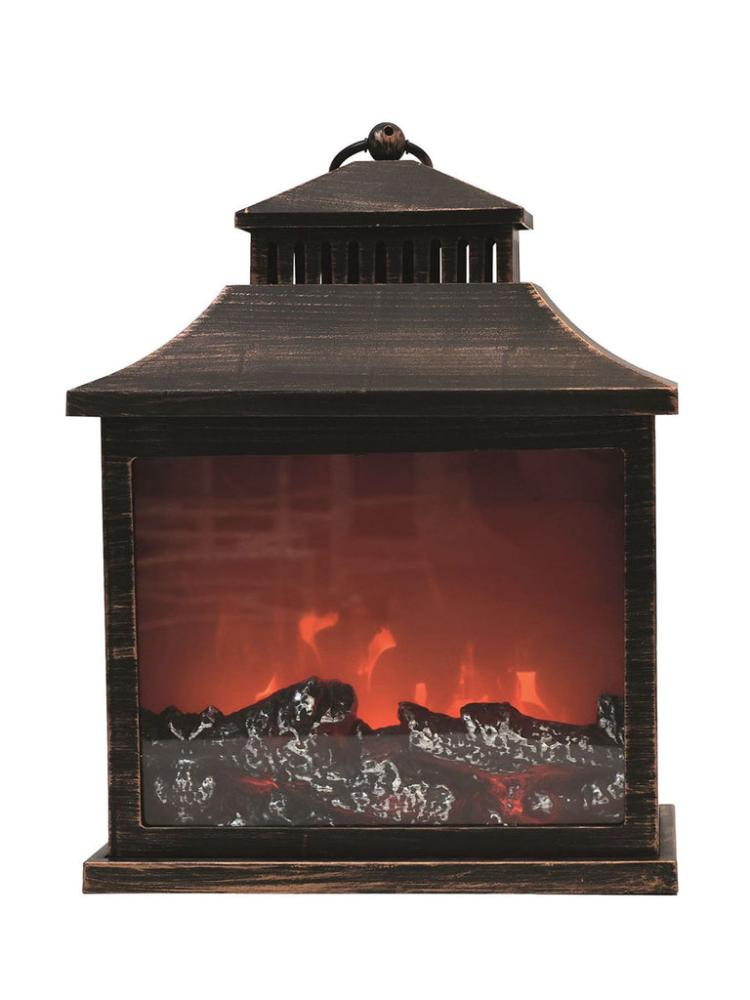 Christmas Lanterns | LED Fireplace Lantern 30x36cm Christmas Lanterns Christmas Lanterns