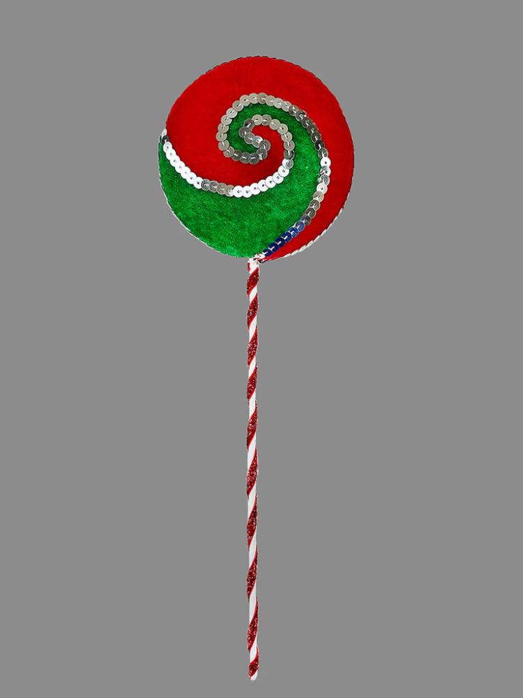 Christmas Picks and Stems | 12cm x 38cm Lollipop Decoration Christmas Picks & Stems Christmas Picks & Stems