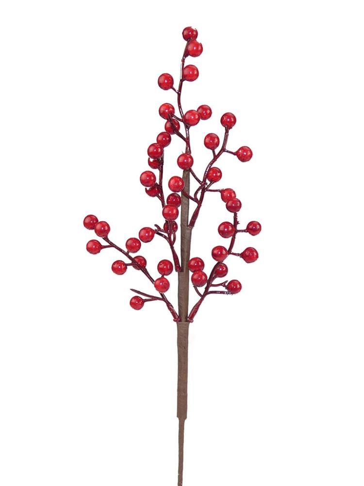 Christmas Picks and Stems | 36cm Red Berry Pick Christmas Picks & Stems Christmas Picks & Stems