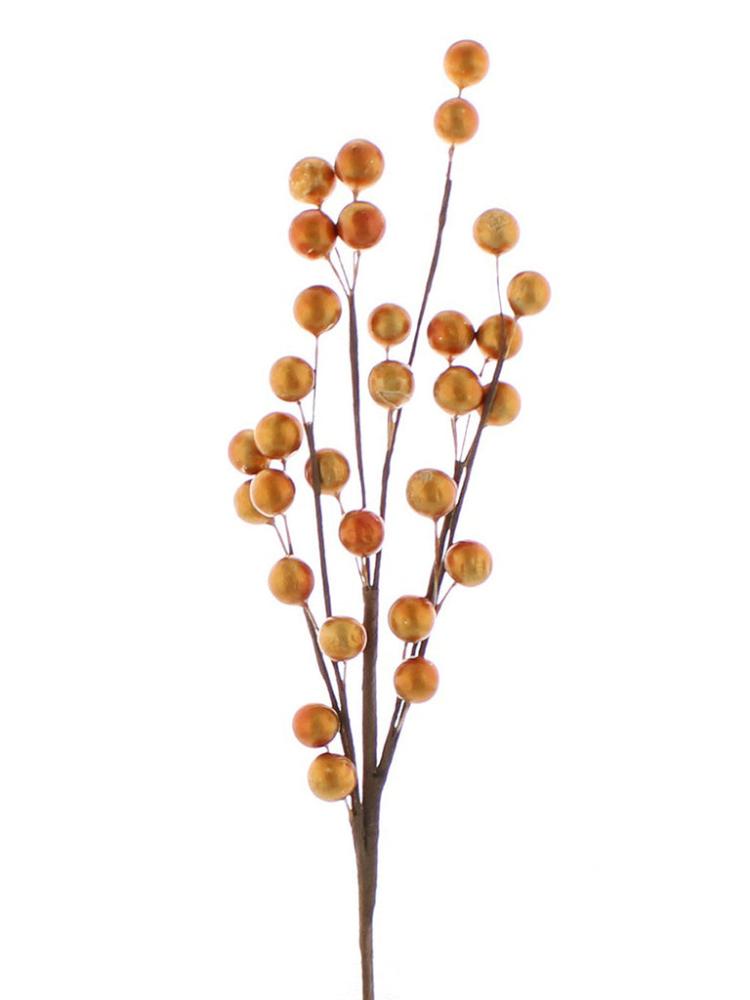 Christmas Picks and Stems | 40cm Copper Berry Spray Christmas Picks & Stems Christmas Picks & Stems