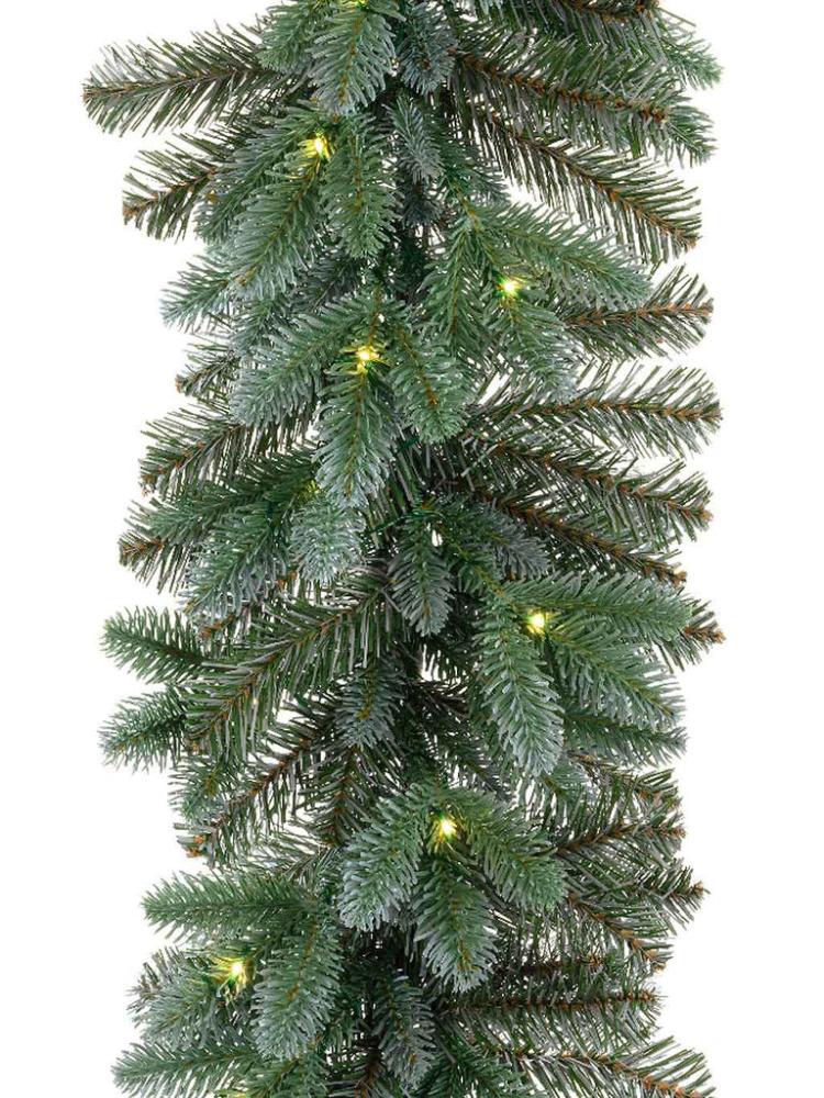 Christmas Pre-Lit Garlands | 2.7M Trondheim Swag with 60 Battery Operated Micro LEDs Christmas Pre-Lit Garlands Christmas Pre-Lit Garlands