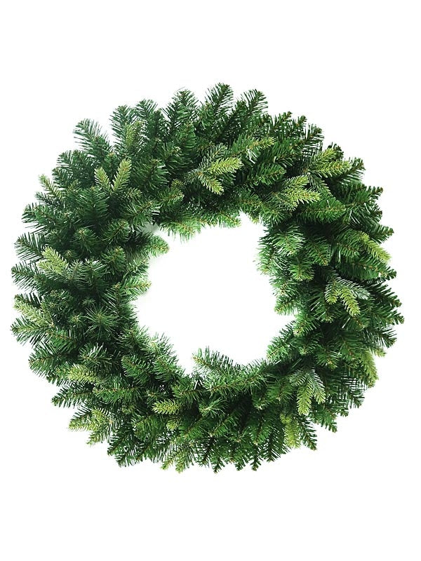 Christmas Pre-Lit Wreaths | 24" St. Moritz Fir Lit Wreath With PE-PVC & 35 LEDS Christmas Pre-Lit Wreaths Christmas Pre-Lit Wreaths