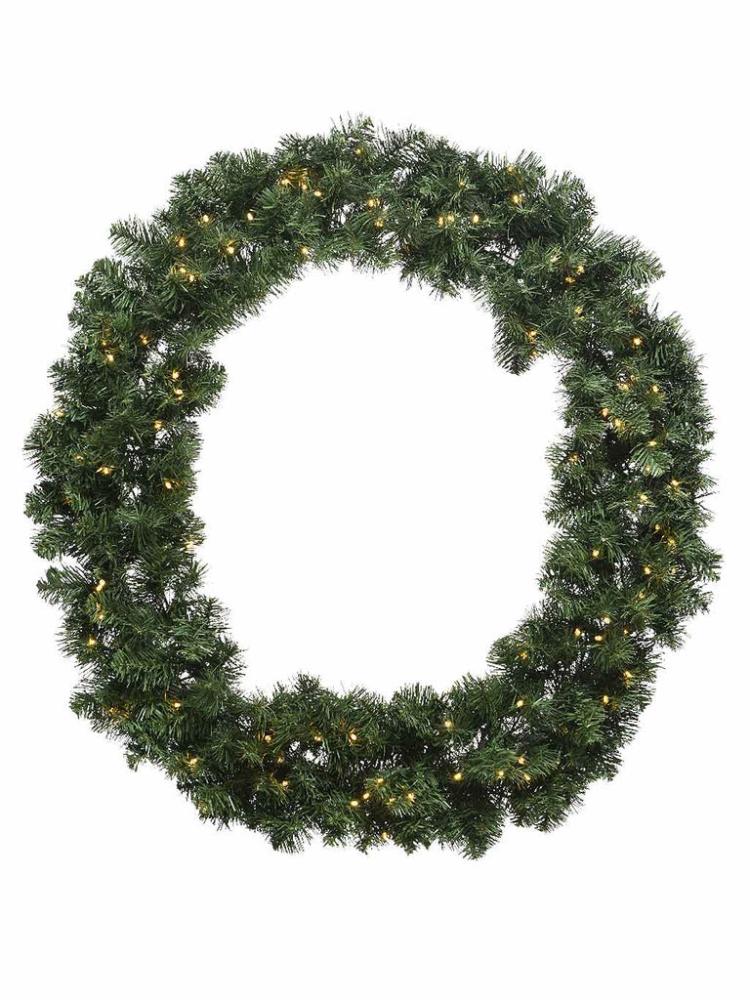 Christmas Pre-Lit Wreaths | 50cm Imperial Pre-Lit Wreath – Indoor & Outdoor Christmas Pre-Lit Wreaths Christmas Pre-Lit Wreaths