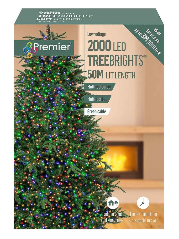 Christmas Tree Lights | 2000 LED Multi-Action Treebrights with Timer Christmas Tree Lights Christmas Tree Lights