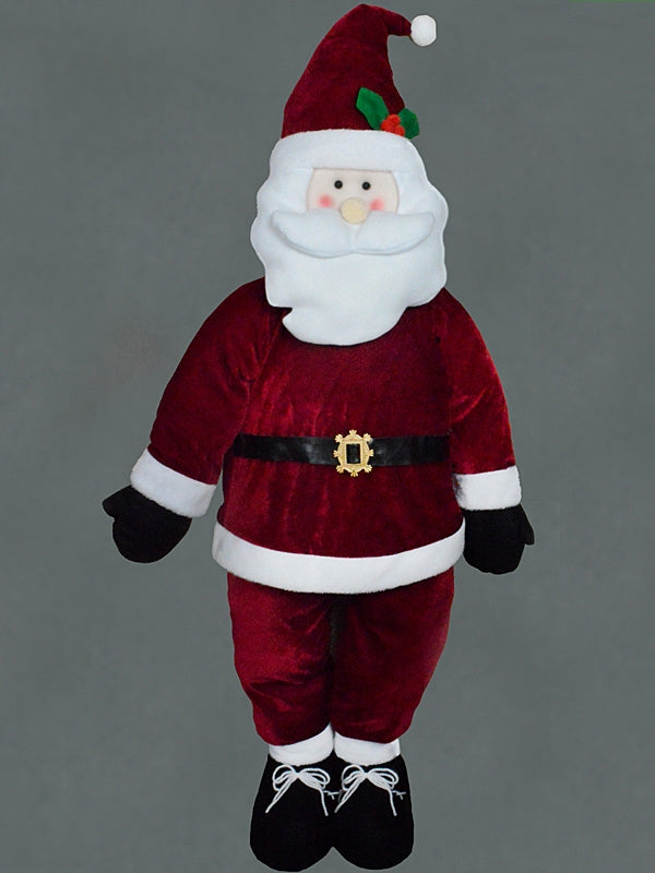 Decorative Christmas Figures | 1.3M Santa Greeter Plush Figure Christmas Decorations Decorative Christmas Figures