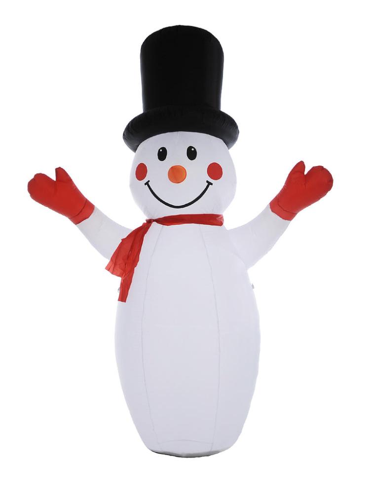 Inflatable Christmas Figures | 240cm Snowfall Inflatable Snowman Inflatable Christmas Figures Inflatable Christmas Figures