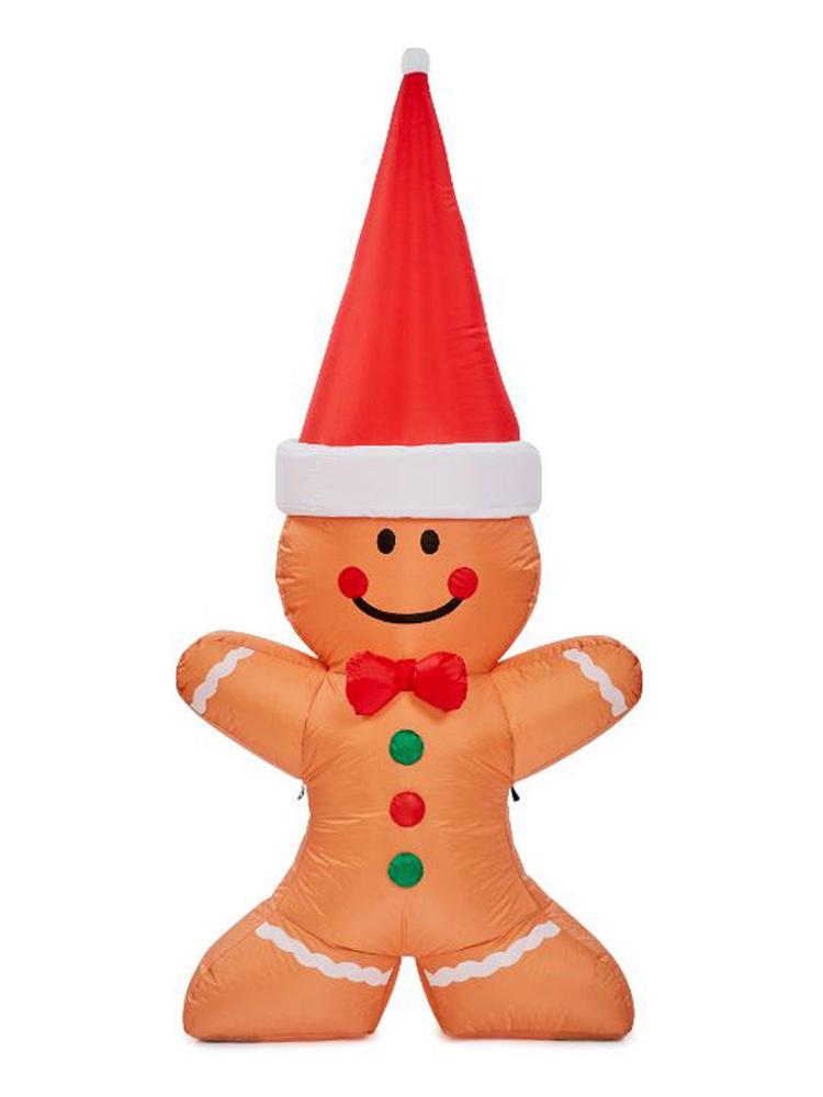 Inflatable Christmas Figures | Self-Inflating Gingerbread Man Inflatable Christmas Figures Inflatable Christmas Figures