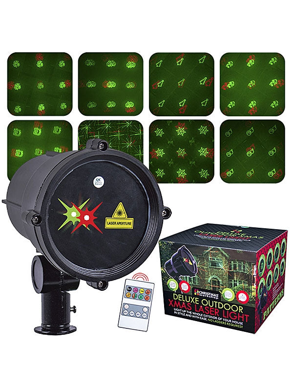 Laser Light Projectors | Deluxe Outdoor Christmas Laser Light – 8 Patterns Laser Light Projectors Laser Light Projectors