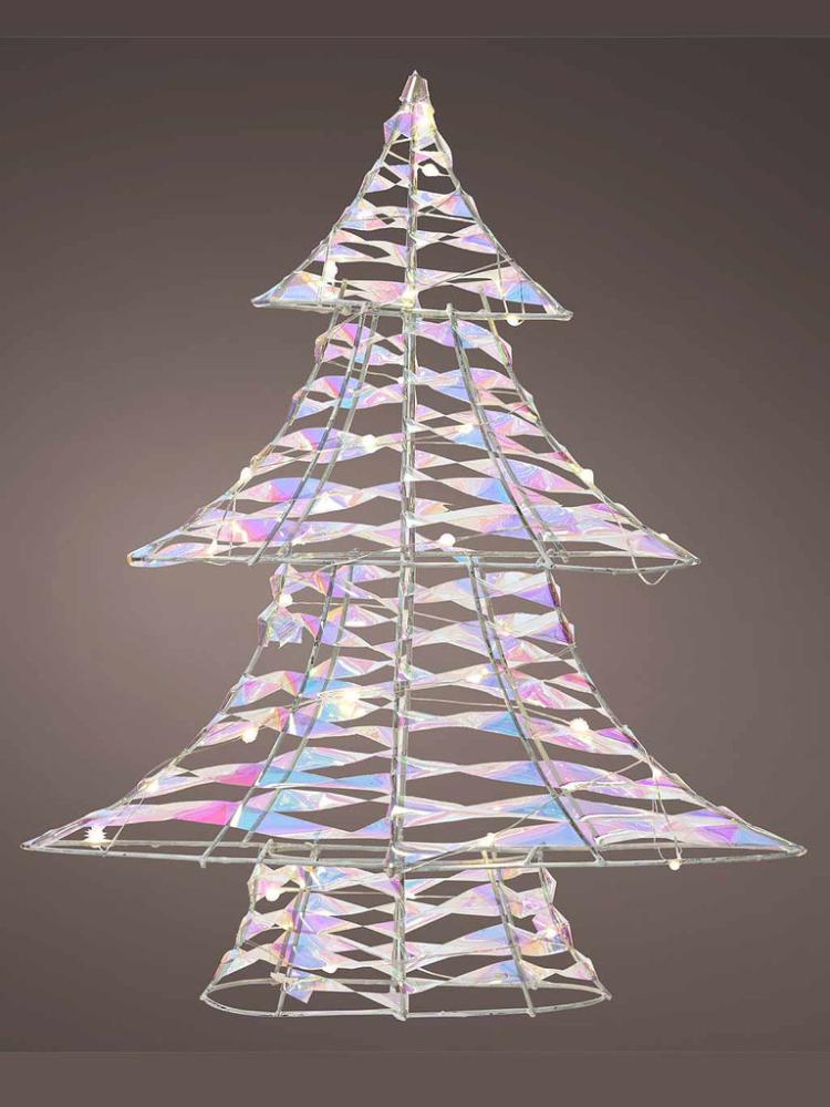 Lit Christmas Decorations | 40cm B/O Micro LED Tree Indoor Christmas Lights Lit Christmas Decorations