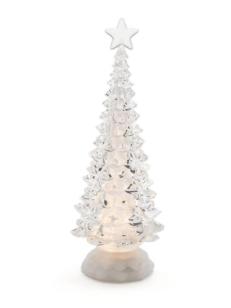 Lit Christmas Decorations | Acrylic Christmas Tree – Warm White Indoor Christmas Lights Lit Christmas Decorations