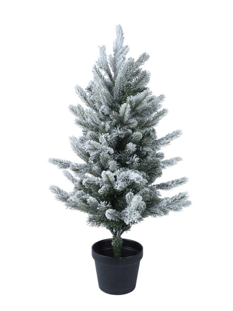 Mini Christmas Trees | 75cm Snowy Grandis Mini Tree Artificial Christmas Trees Mini Christmas Trees