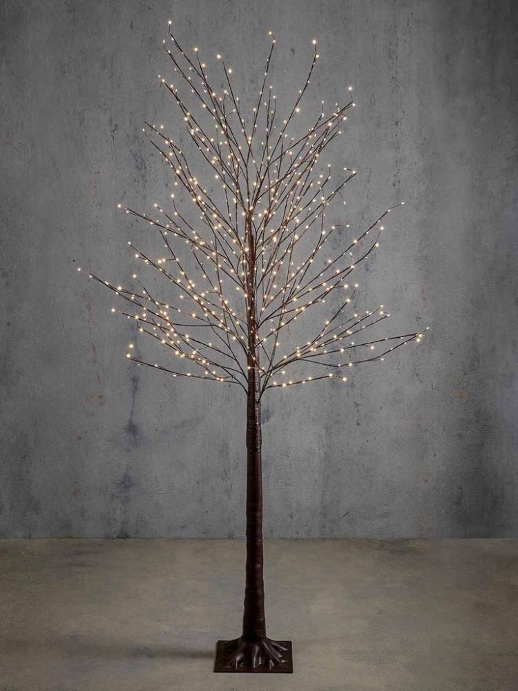 Outdoor Christmas Trees | Lit Twig Tree with Warm White LEDs Artificial Christmas Trees Outdoor Christmas Trees