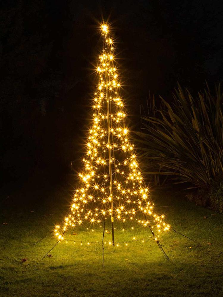 Outdoor Christmas Trees | Starry Nights Pole Tree Artificial Christmas Trees Outdoor Christmas Trees