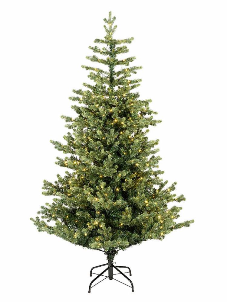 Pre-lit Artificial Christmas Trees | 2.1M (7ft) Geneva Fir Tree with Micro LEDs Artificial Christmas Trees Pre-lit Artificial Christmas Trees