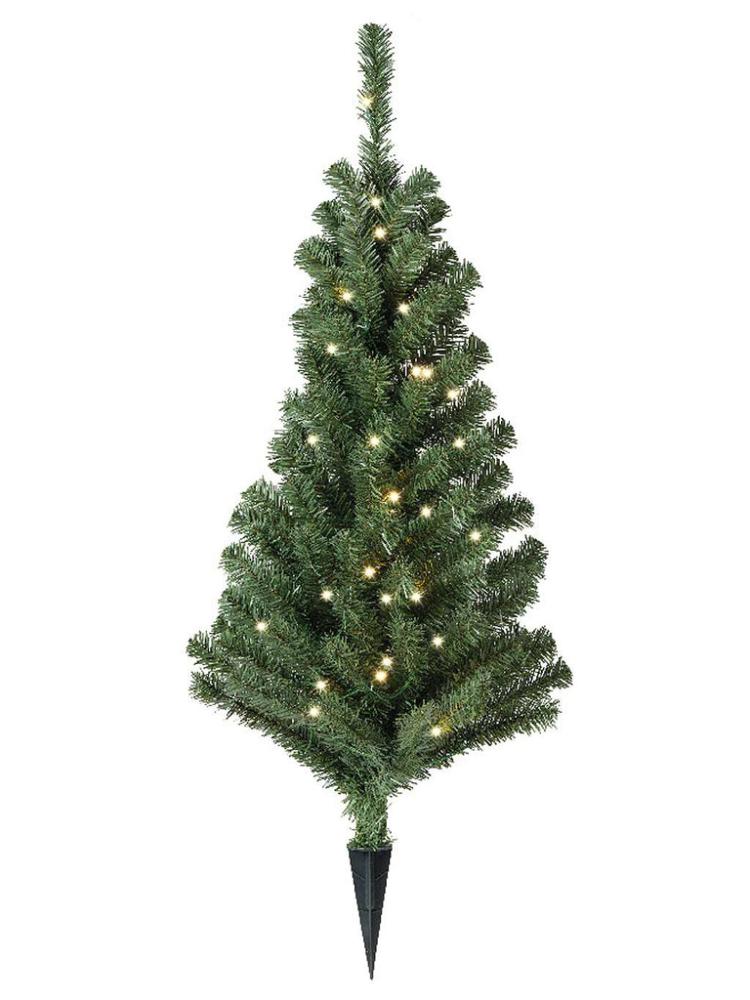 Pre-lit Artificial Christmas Trees | 90cm (3ft) Imperial Pottable Tree with B/O LEDs – Indoor & Outdoor Artificial Christmas Trees Pre-lit Artificial Christmas Trees