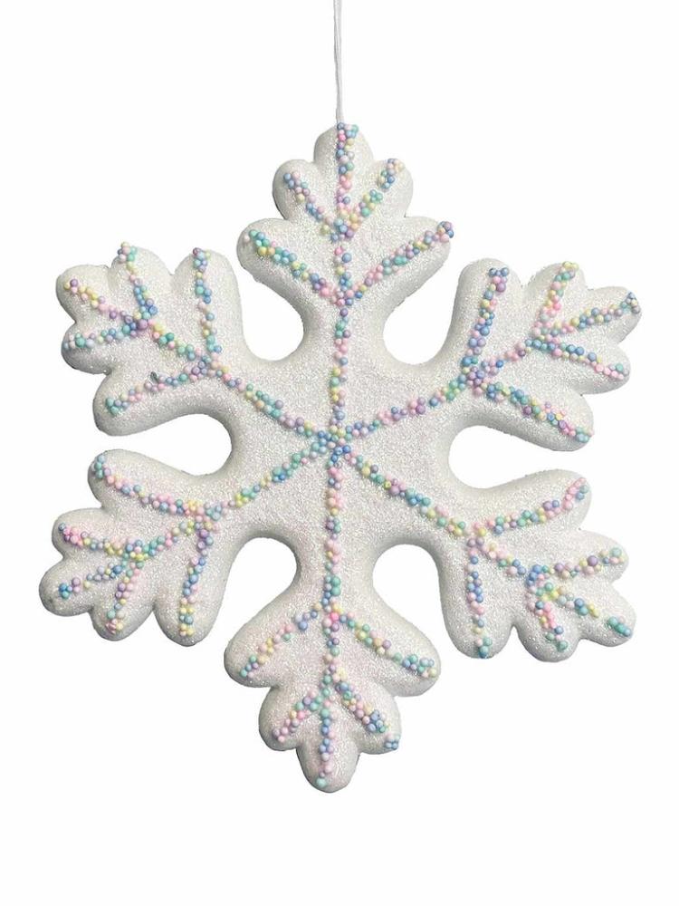 Room Decorations | 24cm Candy Snowflake Hanger White Christmas Decorations Room Decorations