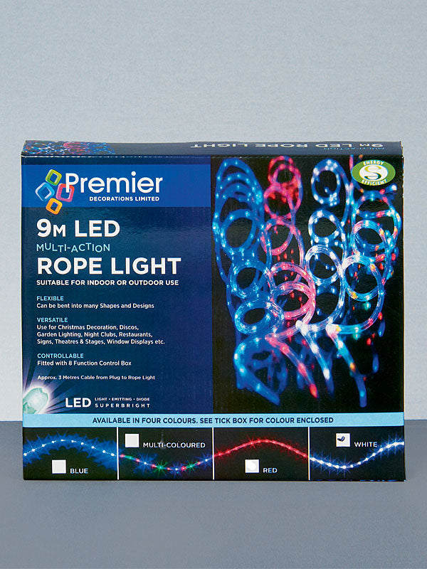 Rope Lights | 9M LED Multi-Action Rope Christmas Lights Outdoor Christmas Lights Rope Lights