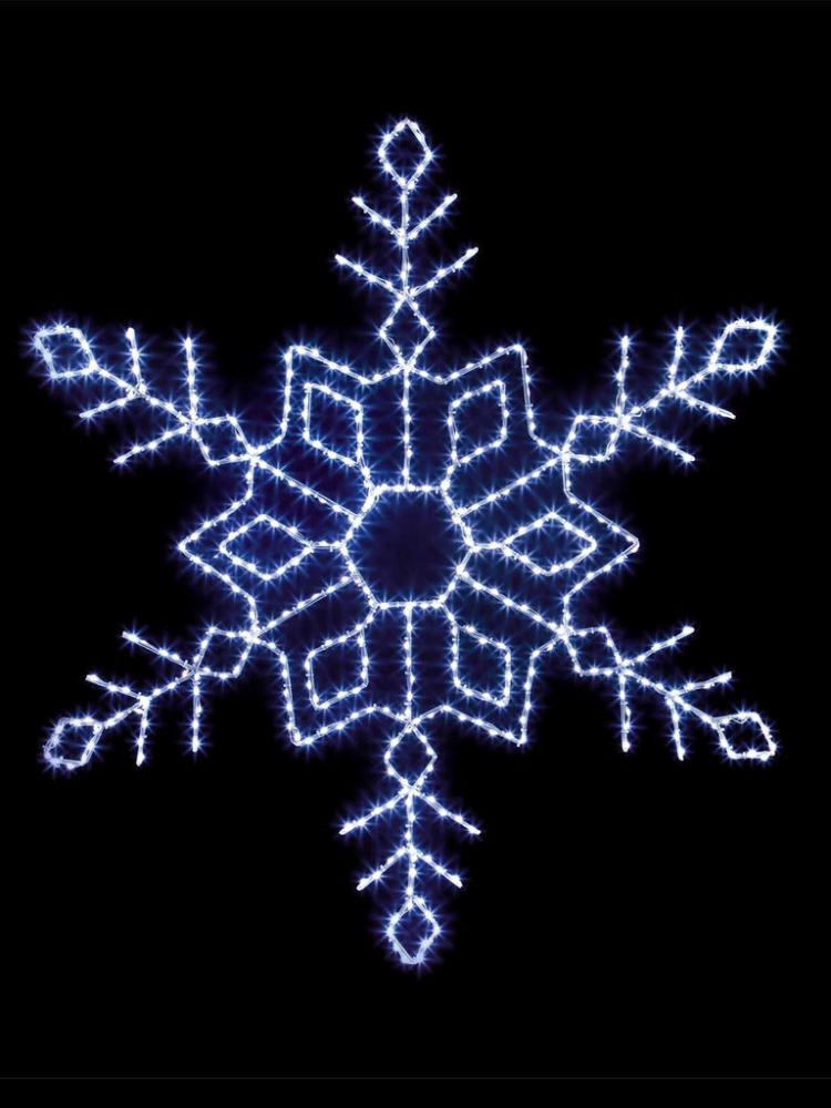 Silhouettes | 1.2M Twinkling Flexi Bright Snowflake with 535 LEDs Outdoor Christmas Lights Silhouettes