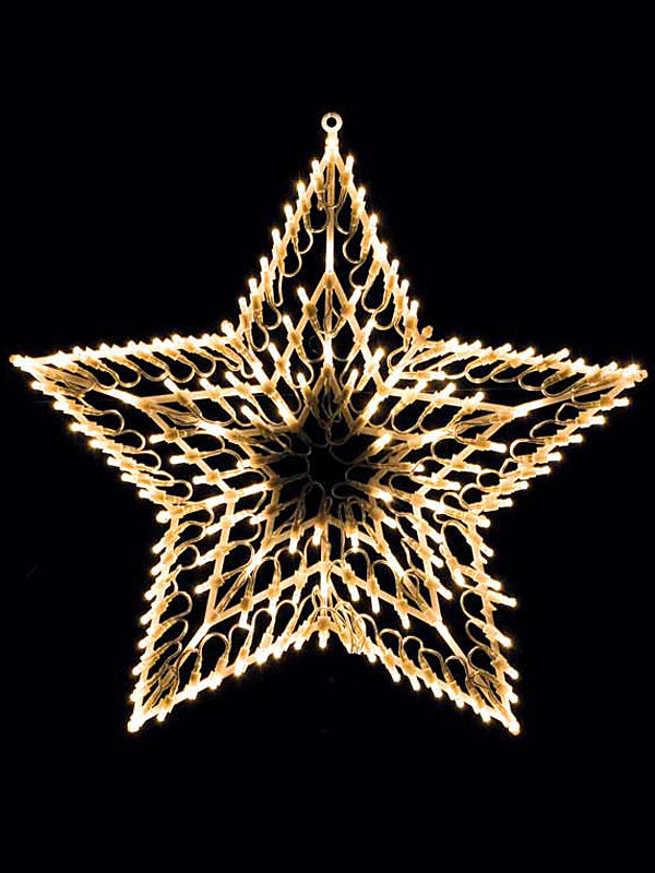 Silhouettes | 100 LED Chasing Window Light Star – Warm White Outdoor Christmas Lights Silhouettes