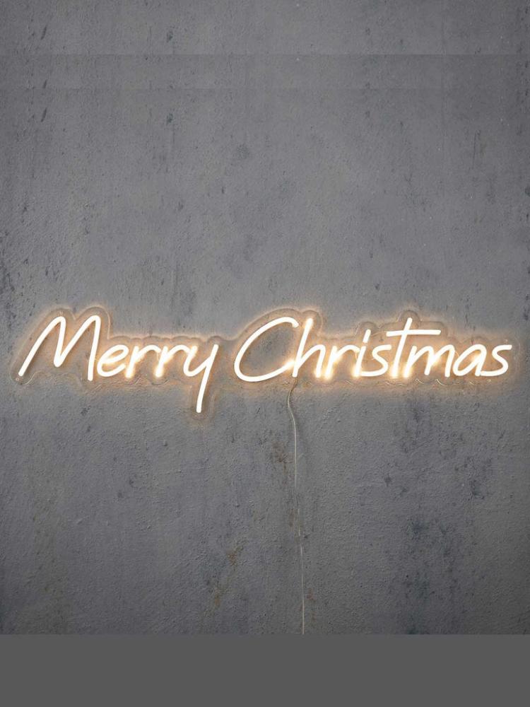 Silhouettes | 20 x 94cm Neon Light – Merry Christmas 300 LEDs Outdoor Christmas Lights Silhouettes