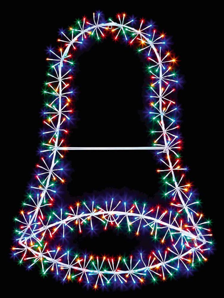 Silhouettes | 60cm Bell Cluster with 208 LEDs Outdoor Christmas Lights Silhouettes