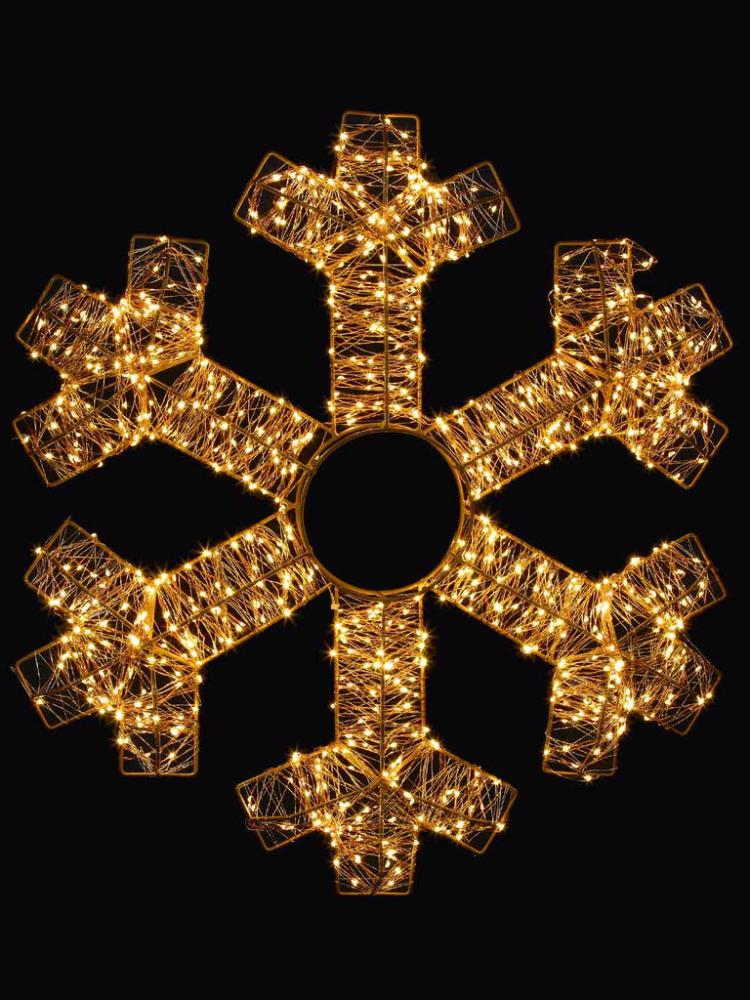 Silhouettes | 60cm Snowflake with 960 LEDs Outdoor Christmas Lights Silhouettes