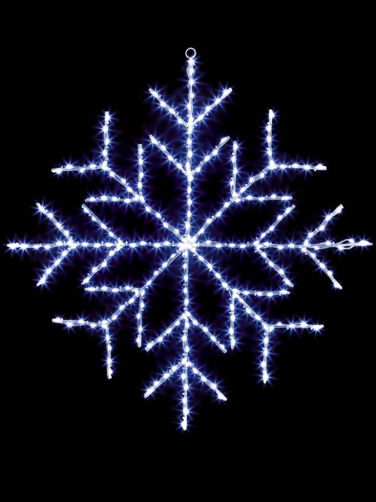 Silhouettes | 61cm Twinkling Flexi Bright Snowflake with 160 LEDs Outdoor Christmas Lights Silhouettes