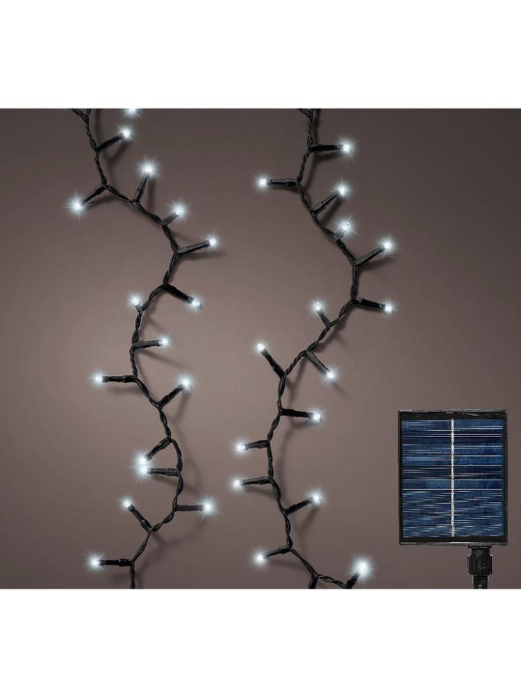 Solar Lights | 1100cm Solar Compact Lights with 8 Function Twinkle Effect Outdoor Christmas Lights Solar Lights