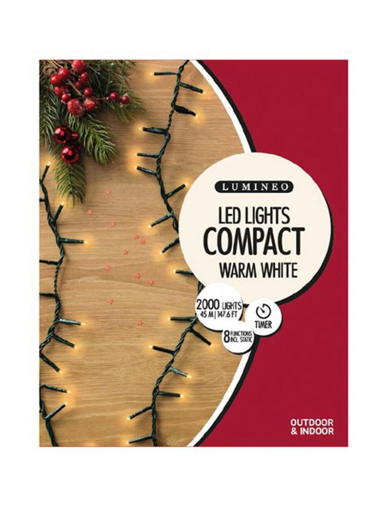 String Lights | 2000 LED Compact Twinkle Lights Christmas Tree Lights Christmas Tree Lights