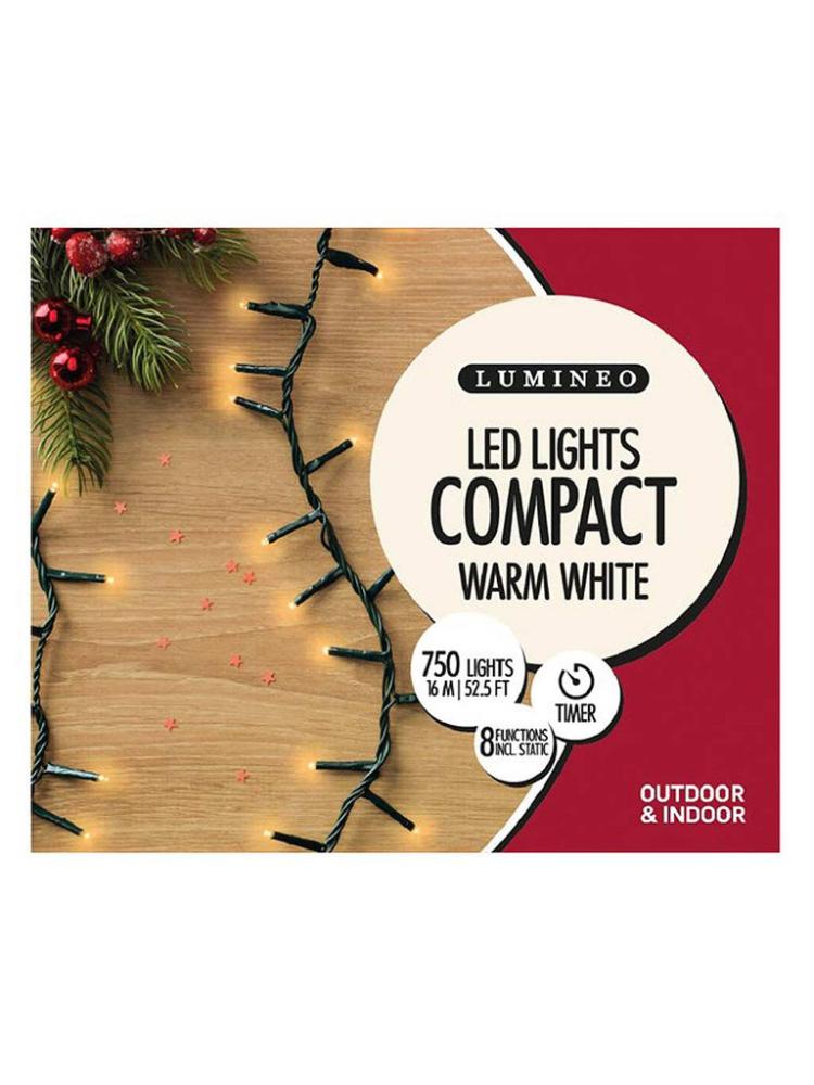 String Lights | 750 LED Compact Twinkle Lights – Warm White Christmas Tree Lights Christmas Tree Lights