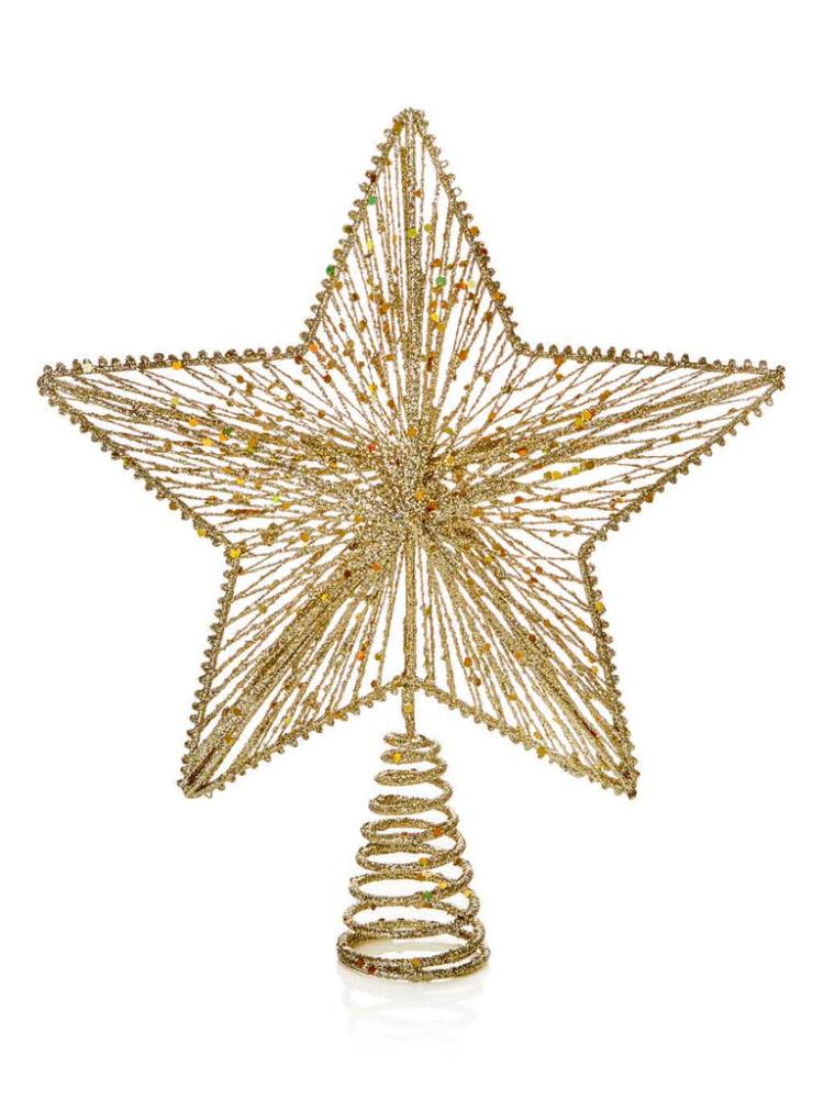 Tree Toppers, Skirts & Stands | 30cm Glitter Star Tree Topper Christmas Decorations Tree Toppers, Skirts & Stands