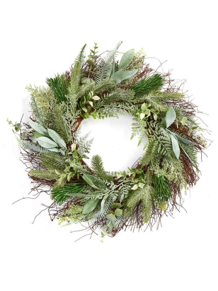 Christmas Wreaths | 50cm Leaf Wreath Christmas Wreaths Christmas Wreaths