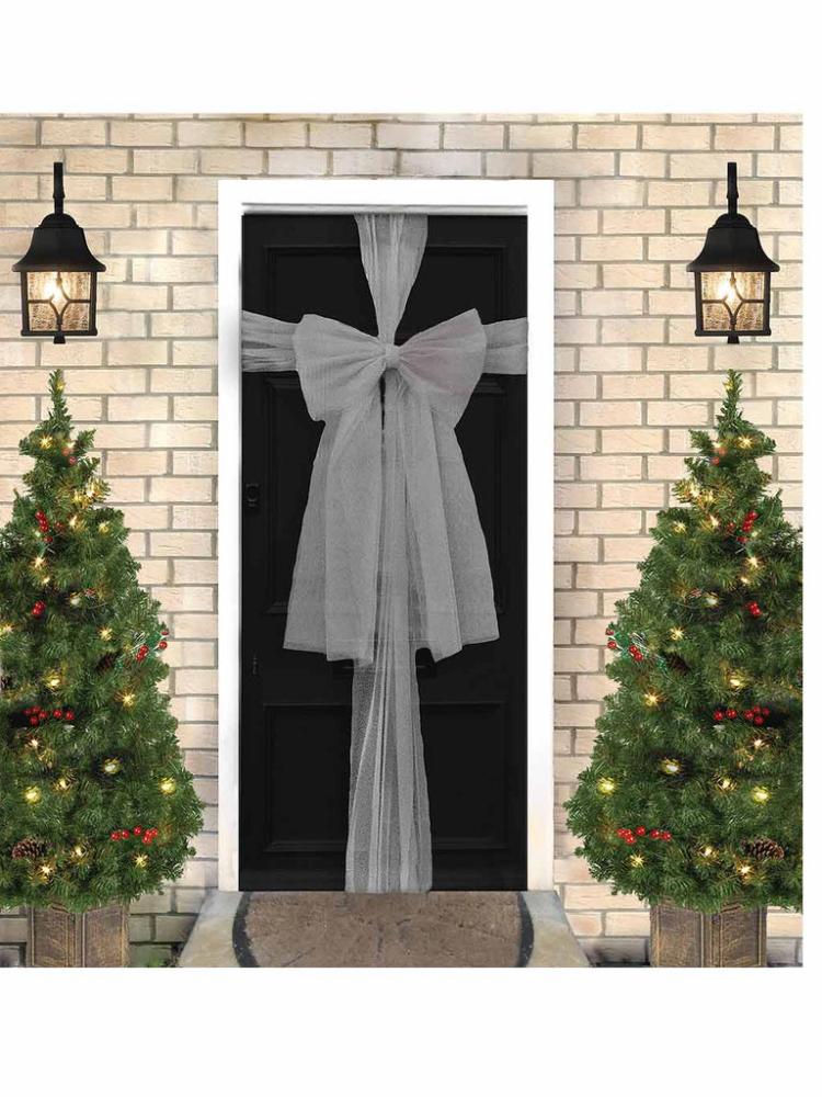 Ribbons & Bows | Organza Door Bow Kit Christmas Decorations Ribbons & Bows