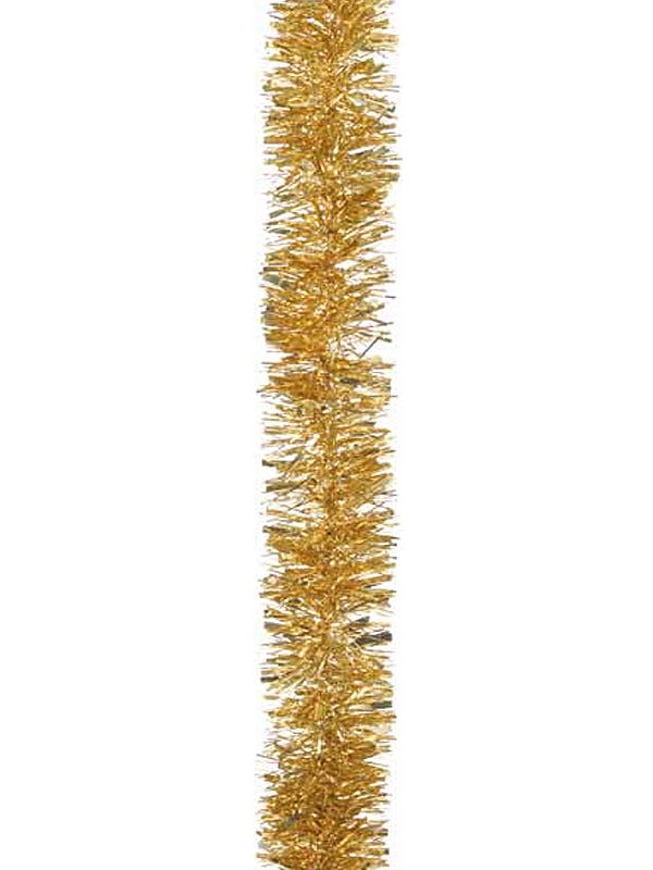 Tinsel | 2M Chunky Cut Tinsel – Gold Christmas Decorations Tinsel